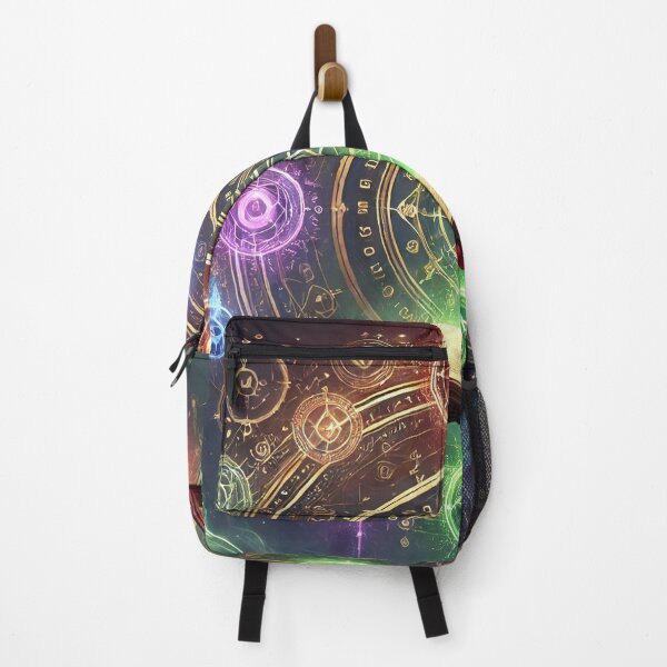 Item preview, FF14 Summoner's Grimoire with Elemental Circles | Final Fantasy XIV Magic Art Print designed and sold by Chocobo Charm Emporium.