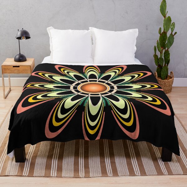 Item preview, Retro Blossom in Sunset Hues designed and sold by SportyAndArtful.