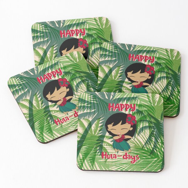 Item preview, Aloha Honeys Christmas Holiday Hula Girl Palms designed and sold by DriveIndustries.
