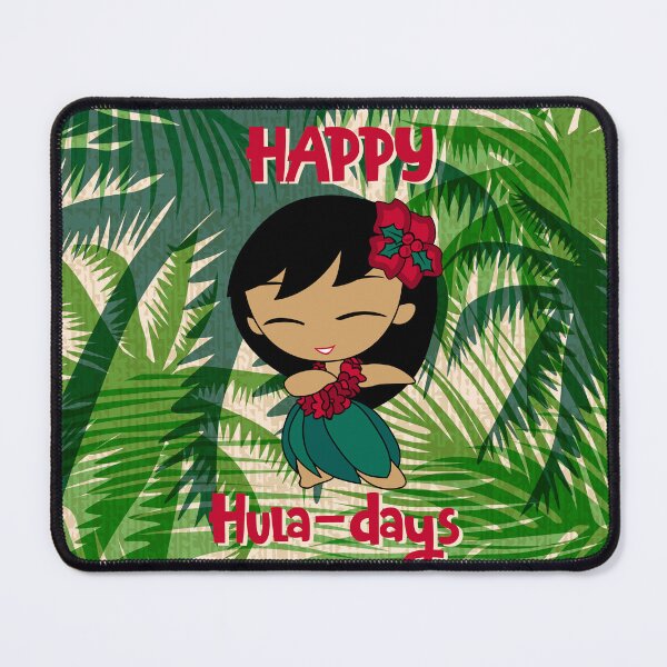 Item preview, Aloha Honeys Christmas Holiday Hula Girl Palms designed and sold by DriveIndustries.