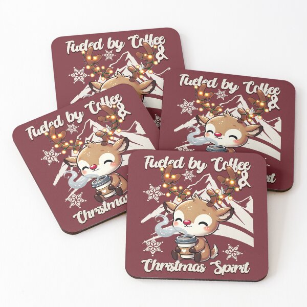 Item preview, FUELED BY COFFEE AND CHRISTMAS SPIRIT  designed and sold by justyna-s28.