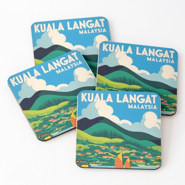Item preview, Kuala Langat Malaysia Vintage Travel Tourism designed and sold by TravelersGems.