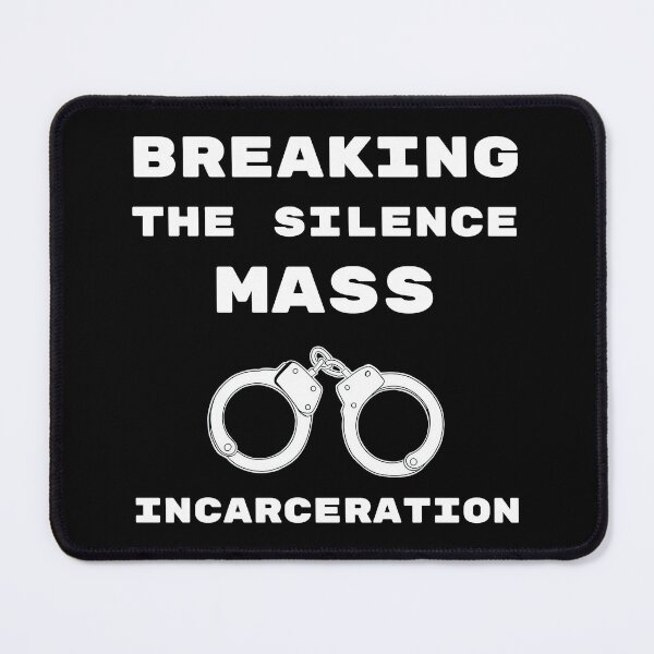 Item preview, Breaking the Silence on Mass Incarceration Handcuffs Design designed and sold by FallenStarArt.