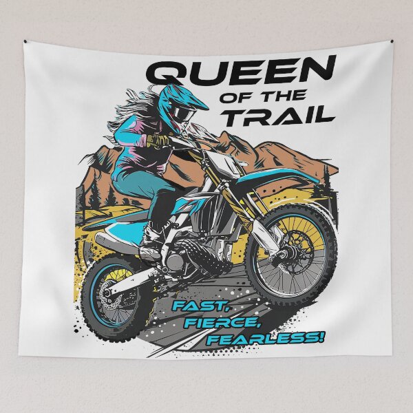 Item preview, Queen of the Trail - Fast, Fierce, Fearless! designed and sold by Concept-Hub.