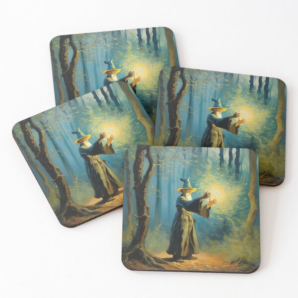 Item preview, Anime Sorcerer in Misty Forest designed and sold by MarkLines.