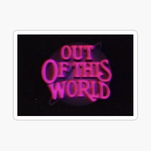 Item preview, Out of This World Black & Pink Font Design designed and sold by SimplyPsycho.