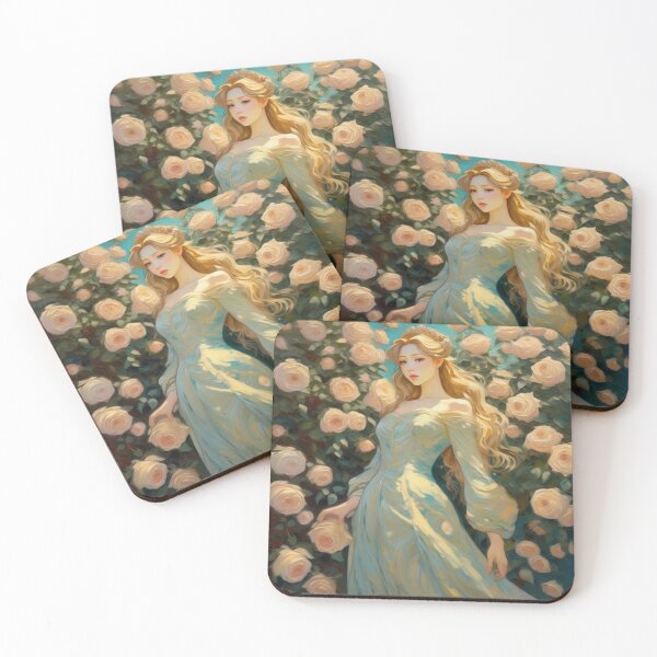 Item preview, Ethereal Anime Princess in Rose Garden designed and sold by MarkLines.