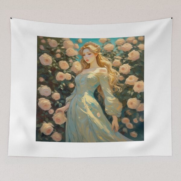Item preview, Ethereal Anime Princess in Rose Garden designed and sold by MarkLines.