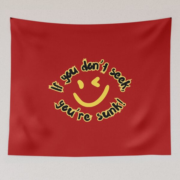 Item preview, If you don’t seek, you’re sunk! (Yellow) designed and sold by Kid Wits Ink  "Wise enough to leave a lasting impression!".