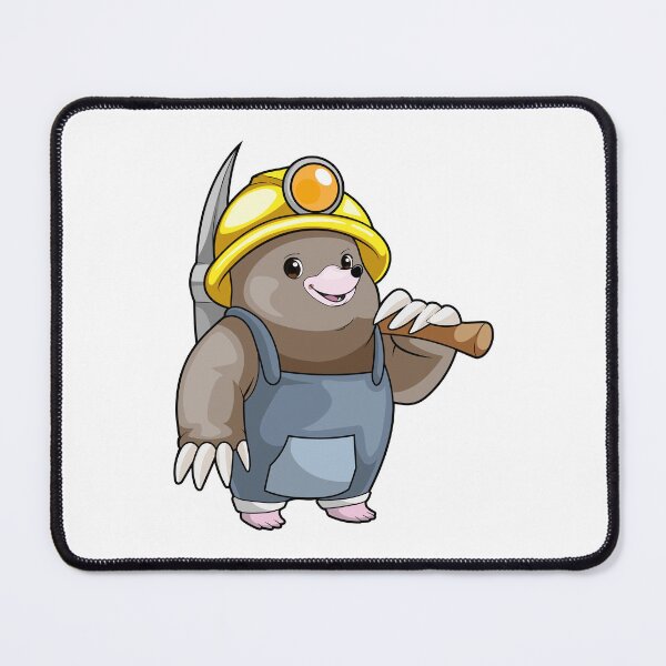 Item preview, Mole Miner Pickaxe Mining designed and sold by Snabdesign84.