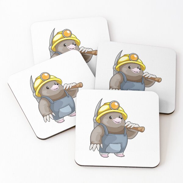 Item preview, Mole Miner Pickaxe Mining designed and sold by Snabdesign84.