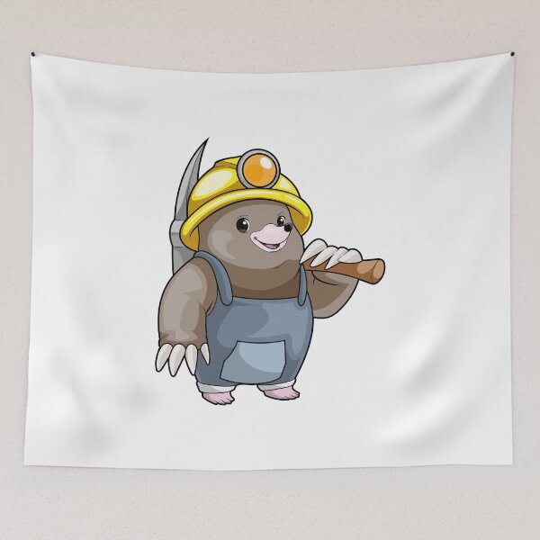 Item preview, Mole Miner Pickaxe Mining designed and sold by Snabdesign84.