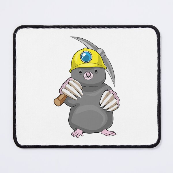 Item preview, Mole Miner Pickaxe Mining designed and sold by Snabdesign84.