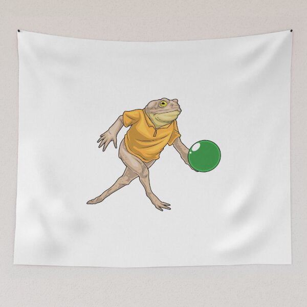 Item preview, Frog Bowling Bowling ball designed and sold by Snabdesign84.