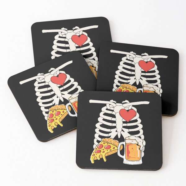 Item preview, Skeleton Dad Halloween Pregnancy Pizza designed and sold by nanka-art.
