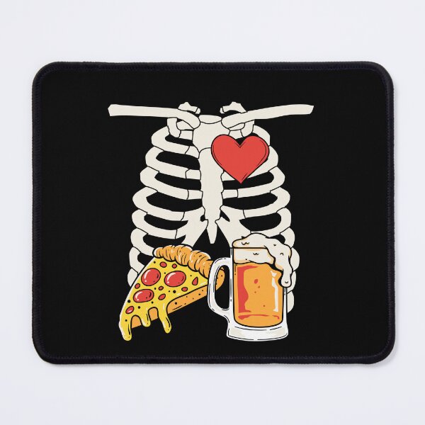 Item preview, Skeleton Dad Halloween Pregnancy Pizza designed and sold by nanka-art.