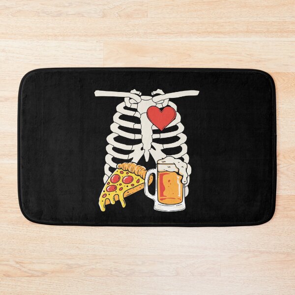 Item preview, Skeleton Dad Halloween Pregnancy Pizza designed and sold by nanka-art.