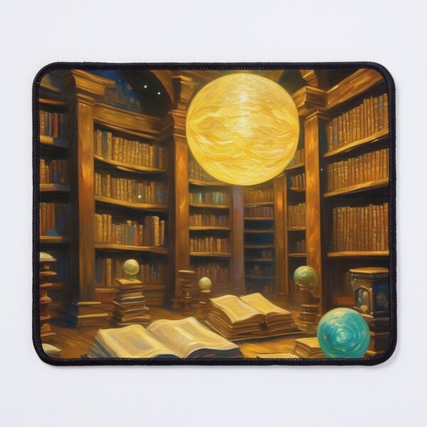 Item preview, Anime Library with Magical Books designed and sold by MarkLines.