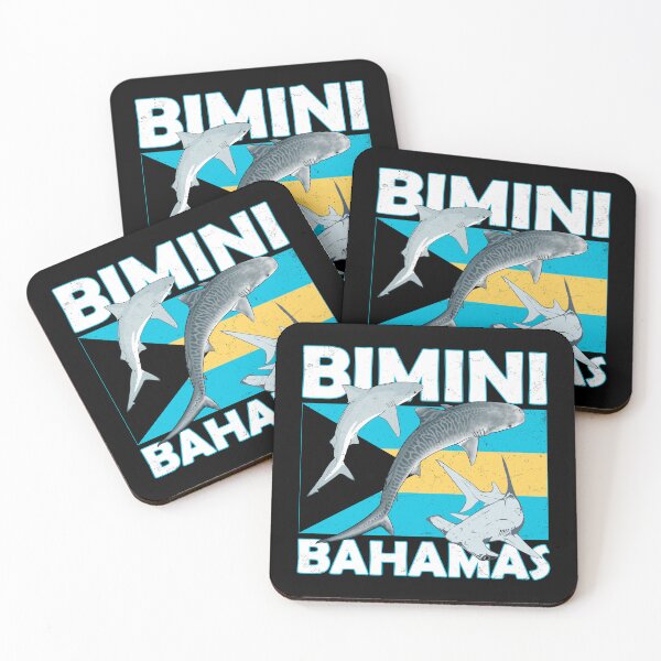 Item preview, Bimini Bahamas Hammerhead Tiger Shark designed and sold by NicGrayGraphic.
