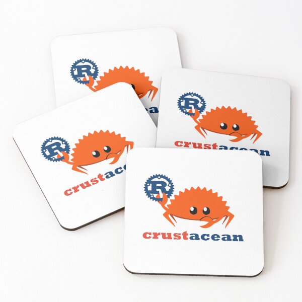 Item preview, Ferris the Rust Crustacean designed and sold by kashrecreative.