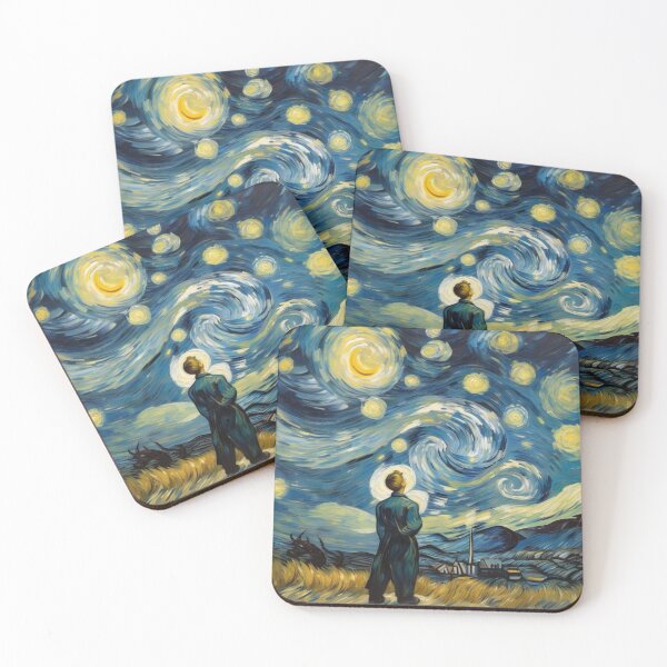 Item preview, Anime Character Gazing at Starry Night designed and sold by MarkLines.