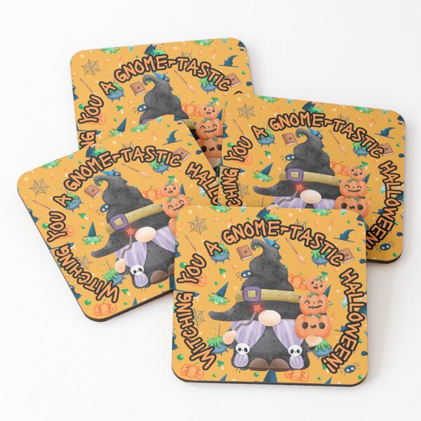Item preview, Witching You a Gnome-tastic Halloween | Cute Witch Gnome Design with Pumpkins for Halloween Decor & Apparel designed and sold by Gnome to Express.