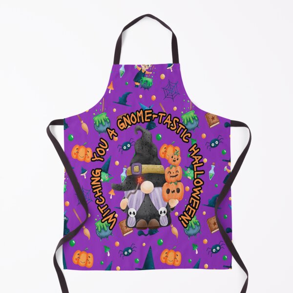 Item preview, Witching You a Gnome-tastic Halloween | Cute Witch Gnome Design with Pumpkins for Halloween Decor & Apparel designed and sold by Gnome to Express.