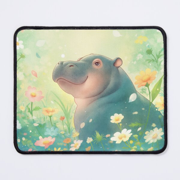 Item preview, Flower Fields and Happy Hippo designed and sold by AshiraCreations.