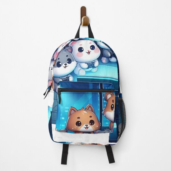 Item preview, Animal chibi gamers designed and sold by Jennifer McBride.
