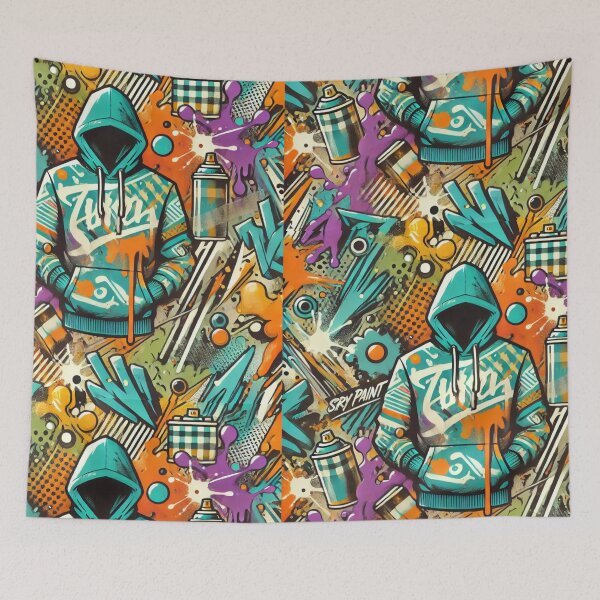 Item preview, Abstract Graffiti Splatters Design  designed and sold by Myunique24.