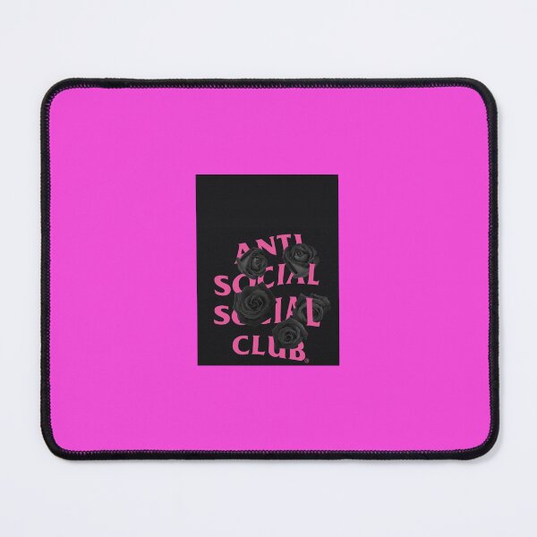 Item preview, AntiSocial Club Black Roses and Light Pink Font designed and sold by SimplyPsycho.