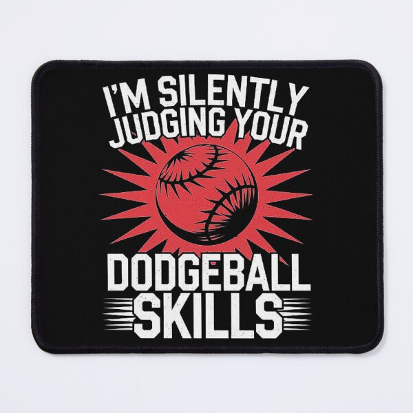 Item preview, Silent Dodgeball Judgment - Funny Sports Skills Humor designed and sold by love3617.