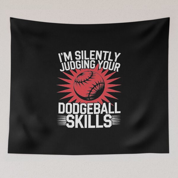 Item preview, Silent Dodgeball Judgment - Funny Sports Skills Humor designed and sold by love3617.