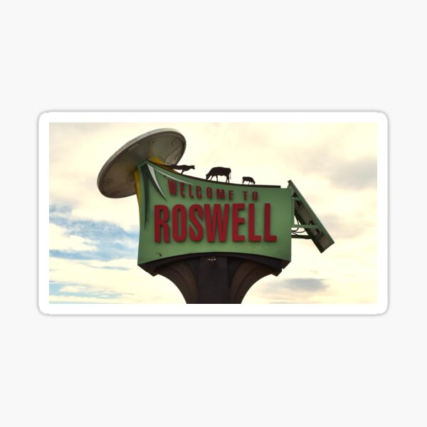 Item preview, Welcome to Roswell Sign designed and sold by MangoSeeds.