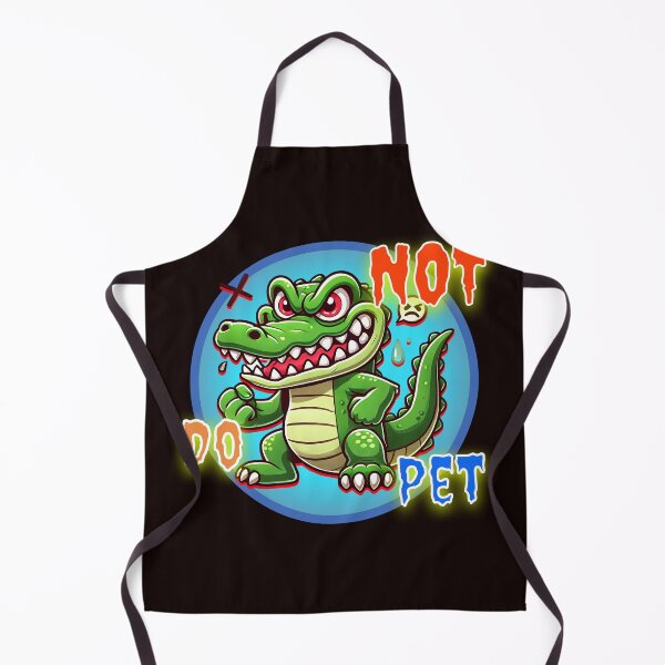 Item preview, Fierce Crocodile - "Do Not Pet" Warning designed and sold by SportyAndArtful.