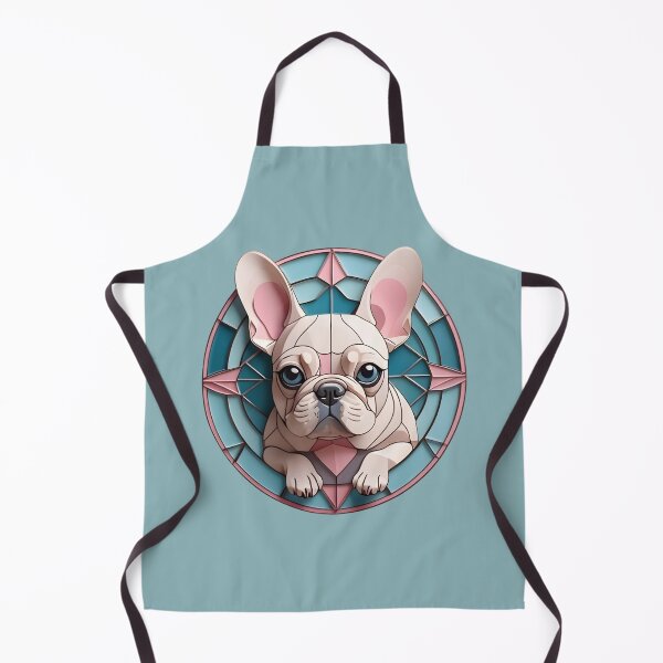 Item preview, Kawaii French Bulldog Pastel Stained Glass  designed and sold by puppypastel.