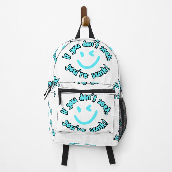 Item preview, If you don’t seek, you’re sunk! (Blue) designed and sold by Kid Wits Ink  "Wise enough to leave a lasting impression!".