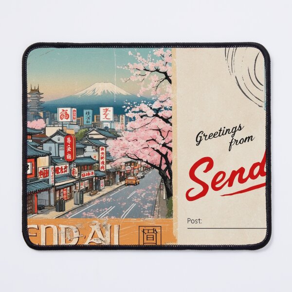 Item preview, Greetings from Sendai Japan Postcard Vintage Retro Travel Vintage designed and sold by TravelPostcardGems.