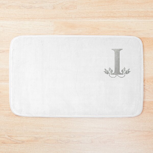 Item preview, Luxury Floral Monogram I: Elegant Grey and Silver Typography designed and sold by Fil4.