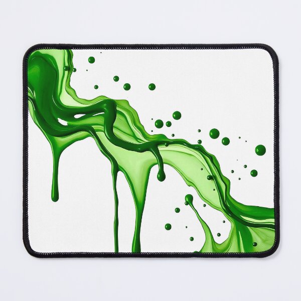Item preview, Green Abstract Paint Ink Splash Wall Art Poster Print Canvas Create focal Point In A Room Art Of The Day designed and sold by HardToFindMerchandise.