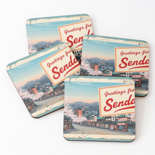 Item preview, Greetings from Sendai Japan Postcard Vintage Retro Travel Vintage designed and sold by TravelPostcardGems.