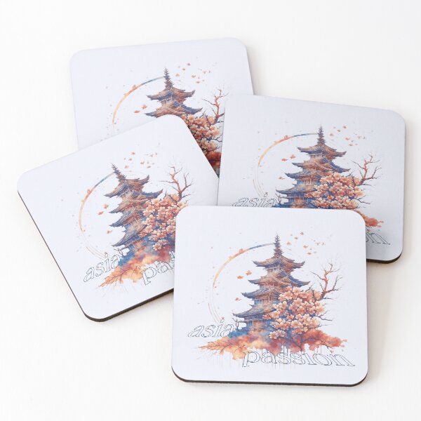 Artikelvorschau, asia, asian floral,asian floral art, Autumn, foodiesart, gifts, postcards floral, sticker, floral, floral sticker, floral autumn mug, entworfen und verkauft von FOODIESART.