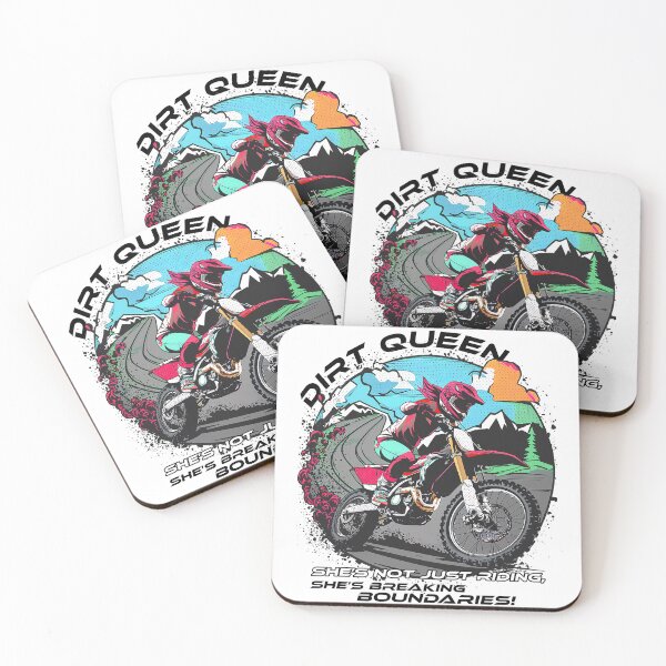 Item preview, Dirt Queen - She’s not just riding, she’s breaking boundaries! designed and sold by Concept-Hub.
