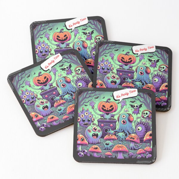 Item preview, It's Halloween Party Time! designed and sold by FreeSpiritArt4U.