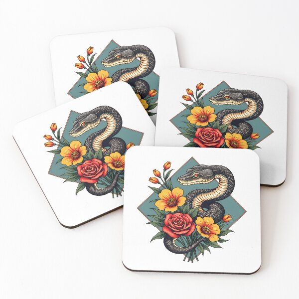 Item preview, Snake And Flowers Last designed and sold by KeopsMurat.