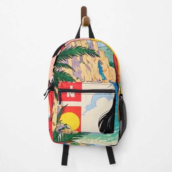 Item preview, Palma de Mallorca Spain Retro Anime Girl 80s Vintage Travel designed and sold by Retro-Anime9.