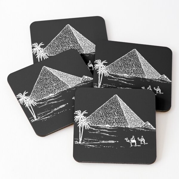 Item preview, The Great Pyramids of Giza, Ancient Egypt White designed and sold by Karoft Collection.