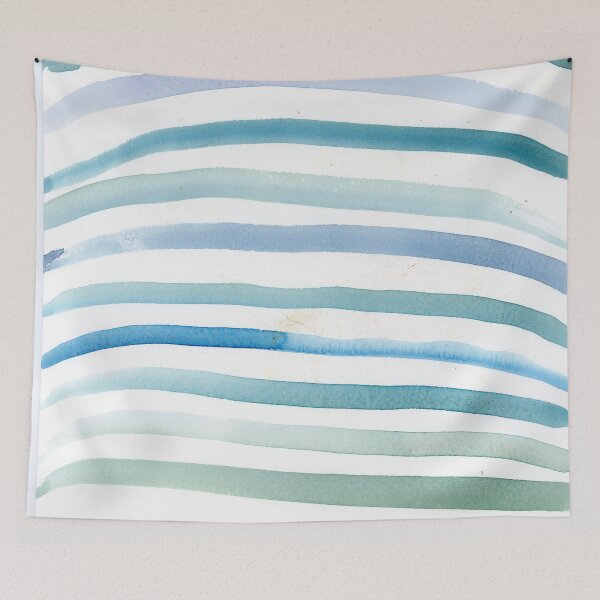 Item preview, Serenity Stripes designed and sold by Iryna Nimmo Art.
