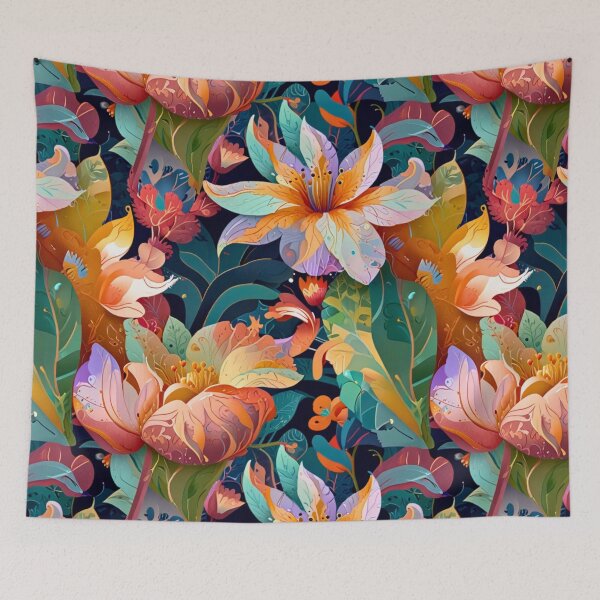 Item preview, Whimsical Watercolor Blooms designed and sold by CelTopSkinz.