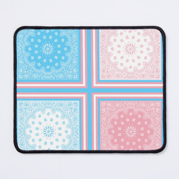 Item preview, 65 MCMLXV LGBT Transgender Pride Flag Bandana Mix Pattern designed and sold by 65 MCMLXV.